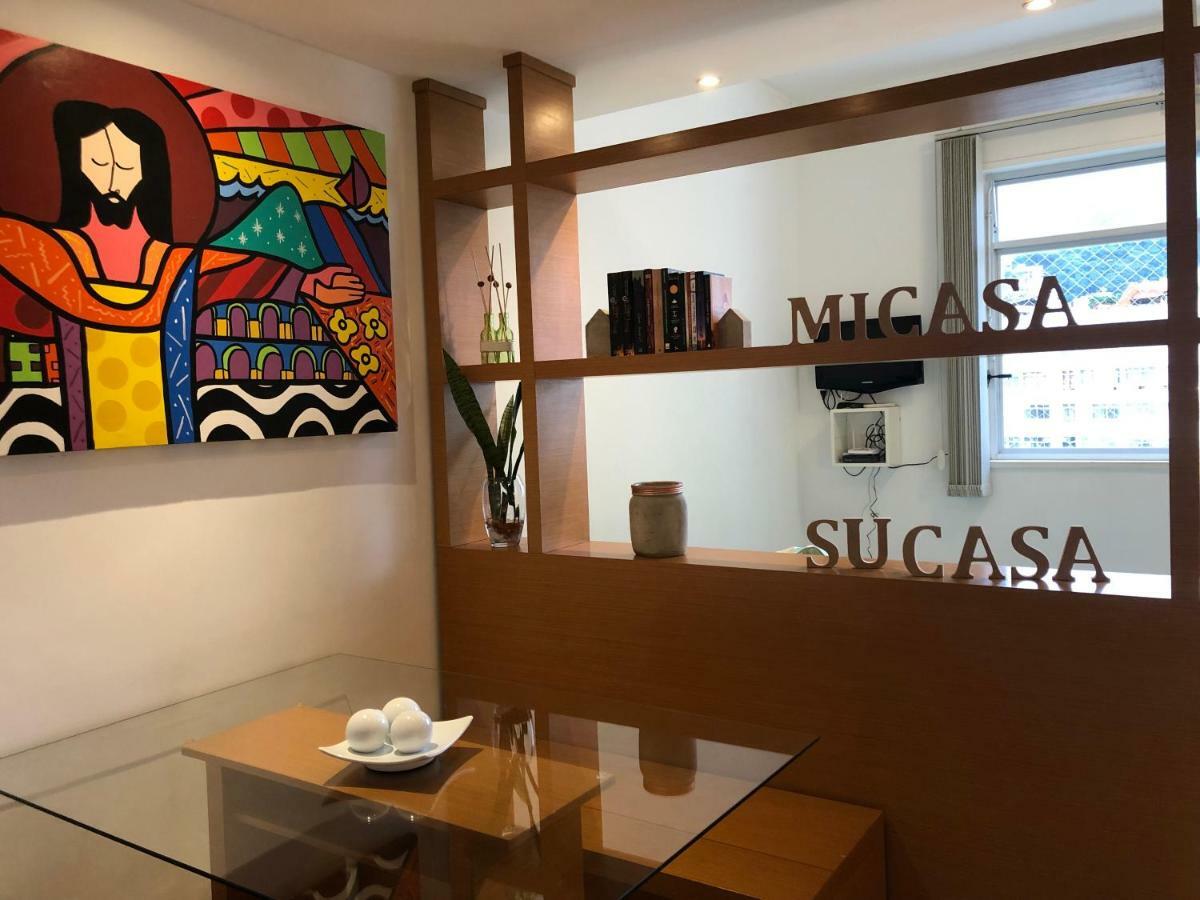 Loft Com Vista Para O Cristo Redentor A 50M Metro E 500M Praia De Copacabana - Cama Queen E Cozinha Ρίο ντε Τζανέιρο Εξωτερικό φωτογραφία